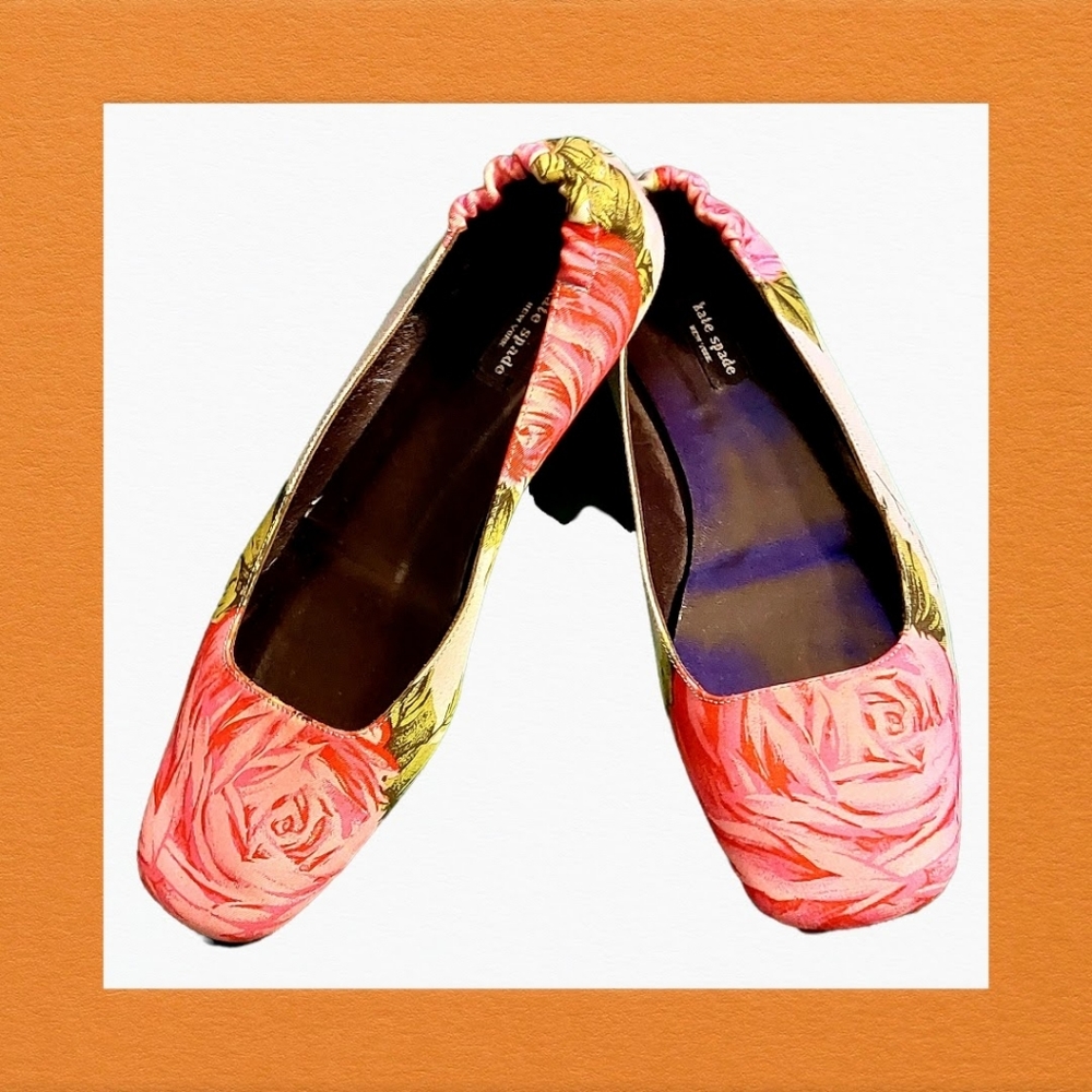 KATE SPADE FLORAL BALLET FLATS